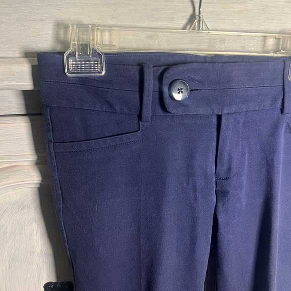 Lilly Pulitzer Midnight Navy Low-Rise Stretch Dressy Cropped Pants - Picture 3 of 7